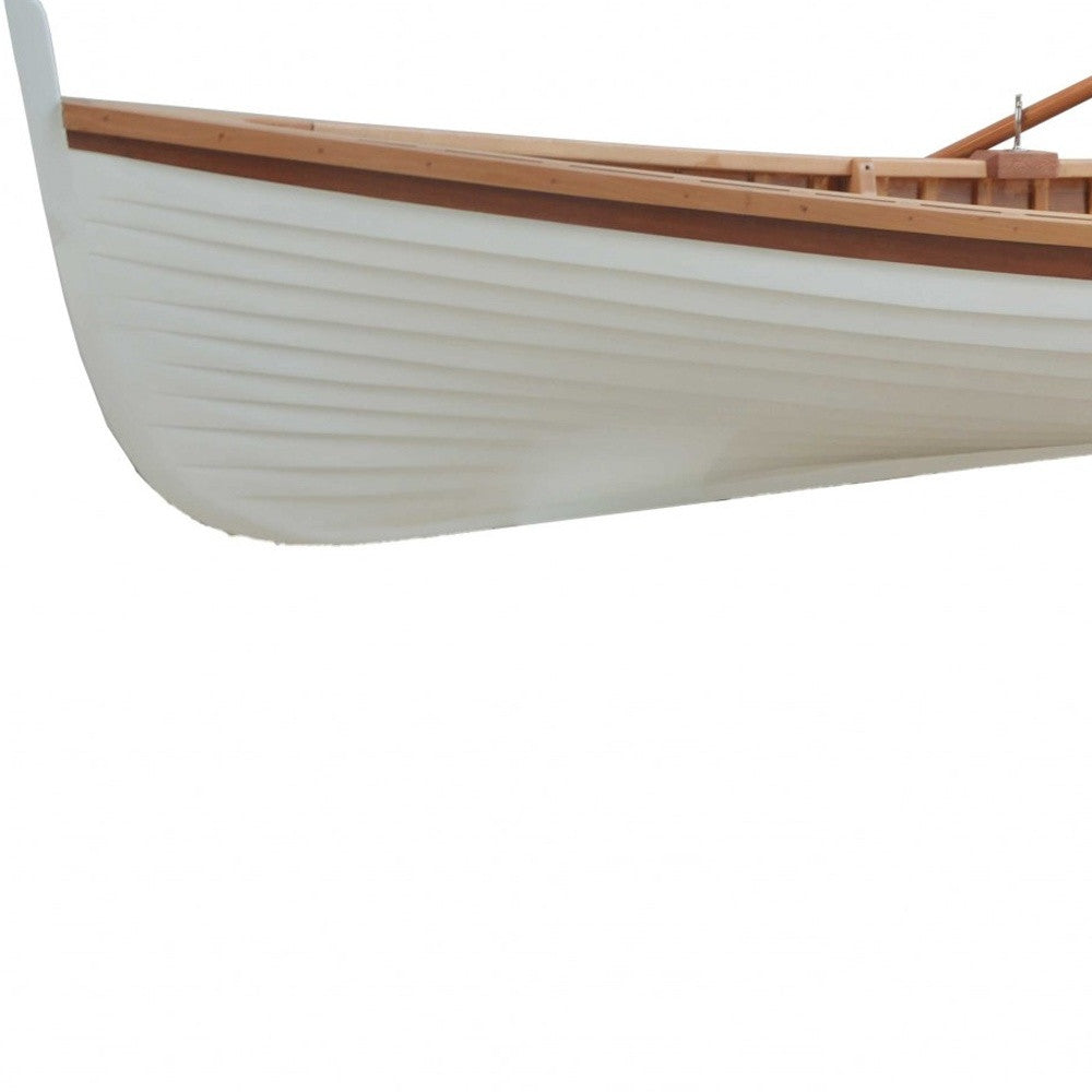 Homeroots Clinker Built Whitehall Row Boat