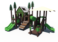 Load image into Gallery viewer, R-Town® Cottages Playground Structure | Outdoor Play Structure for Ages 2 to 5 | FXR-COT-205-0169