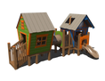 Load image into Gallery viewer, R-Town® Cottages Playground Structure | Outdoor Play Structure for Ages 2 to 5 |FXR-COT-205-0187