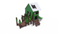 Load image into Gallery viewer, R-Town® Cottages Playground Structure | Outdoor Play Structure for Ages 2 to 5 | FXR-COT-205-0191