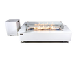 Load image into Gallery viewer, Athens 62” Marble Porcelain Top Fire Table - Bianco White