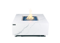 Load image into Gallery viewer, Bianco 40” Marble Porcelain Fire Table - Bianco White