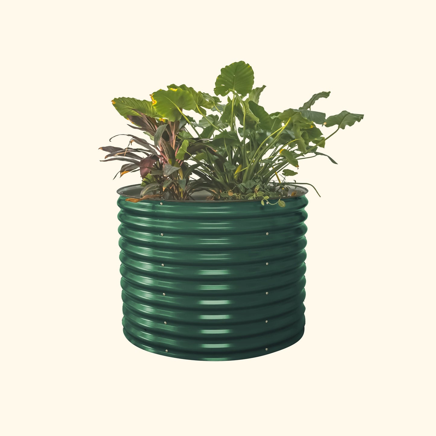 Vego Garden Extra 32" Tall Round Metal Raised Garden Bed