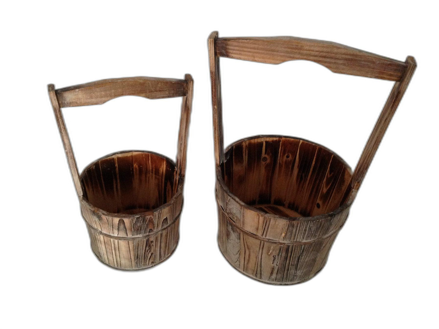 Wood Garden Planter - 2 Piece