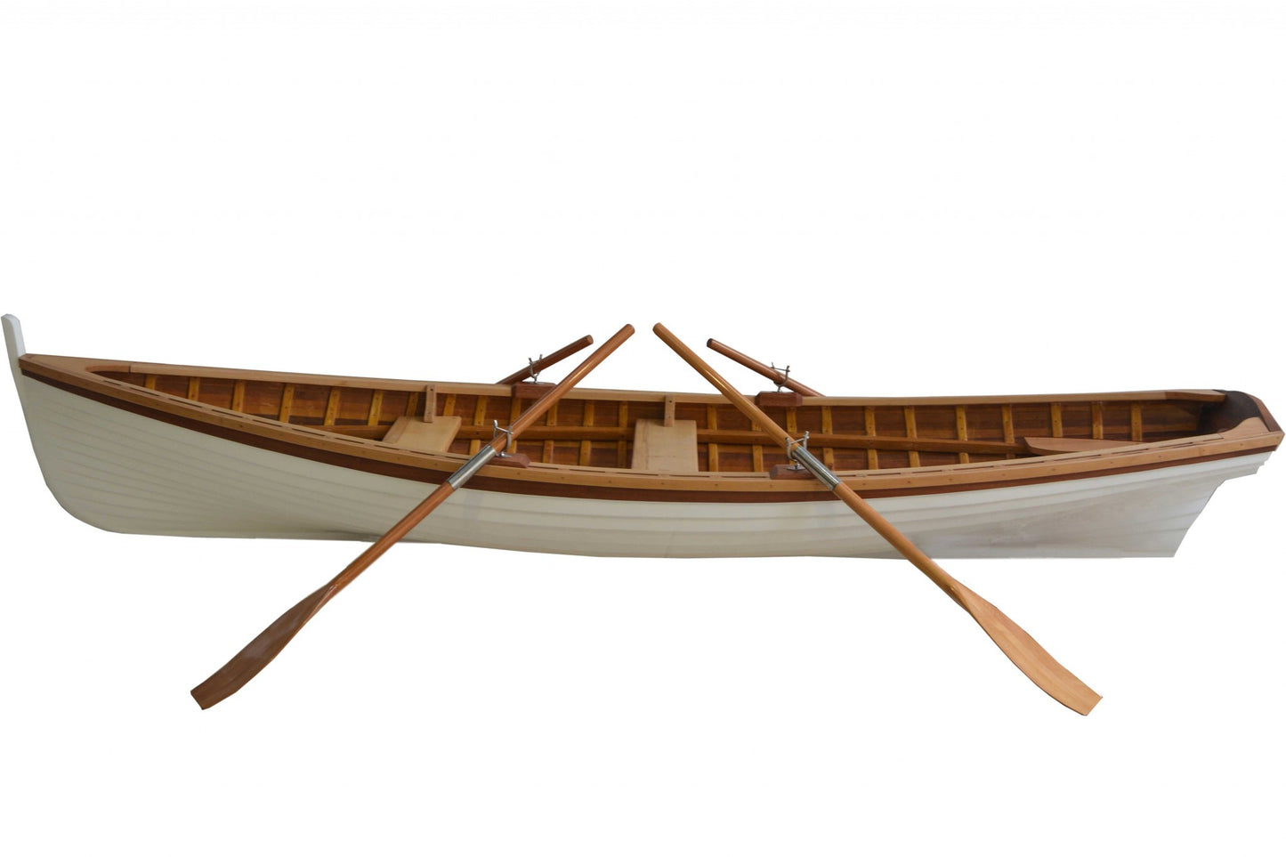 Homeroots Clinker Built Whitehall Row Boat