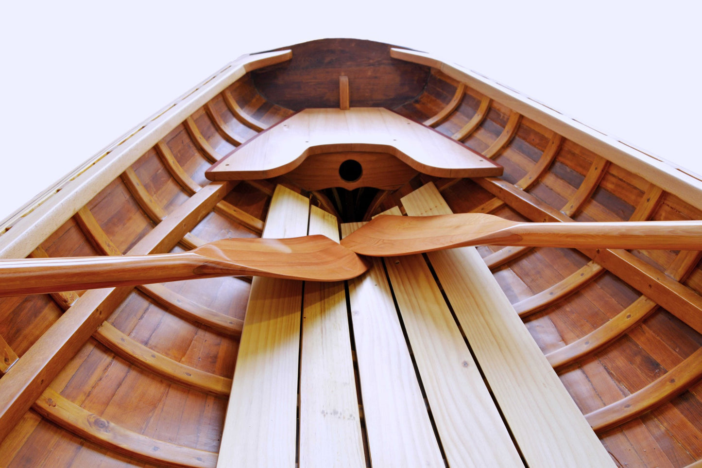 Homeroots Clinker Built Whitehall Row Boat