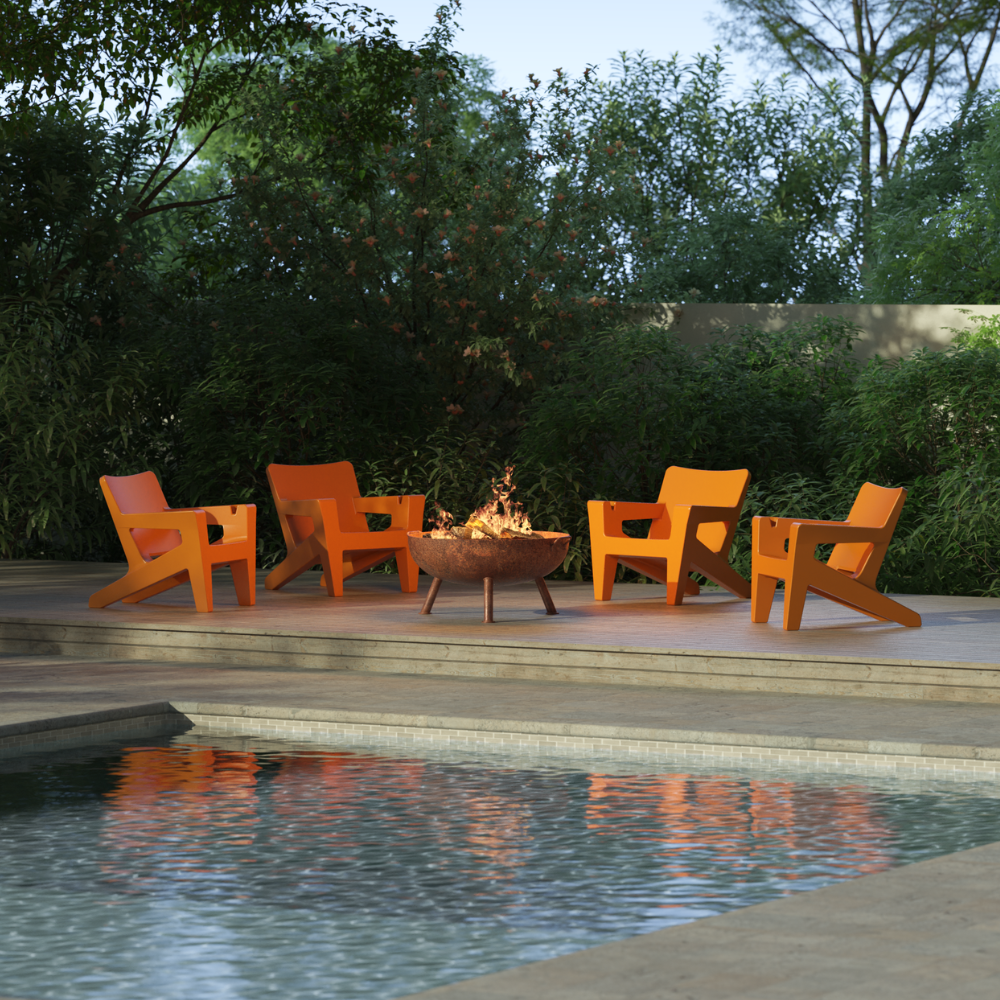Tupleo Outdoor Bask Chair for Poolside Use