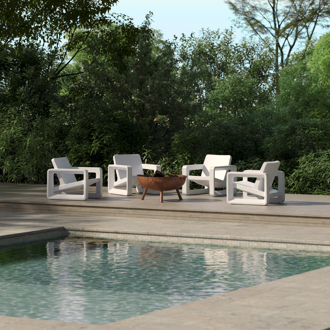 Tupleo Outdoor Deck Chair for Poolside Use