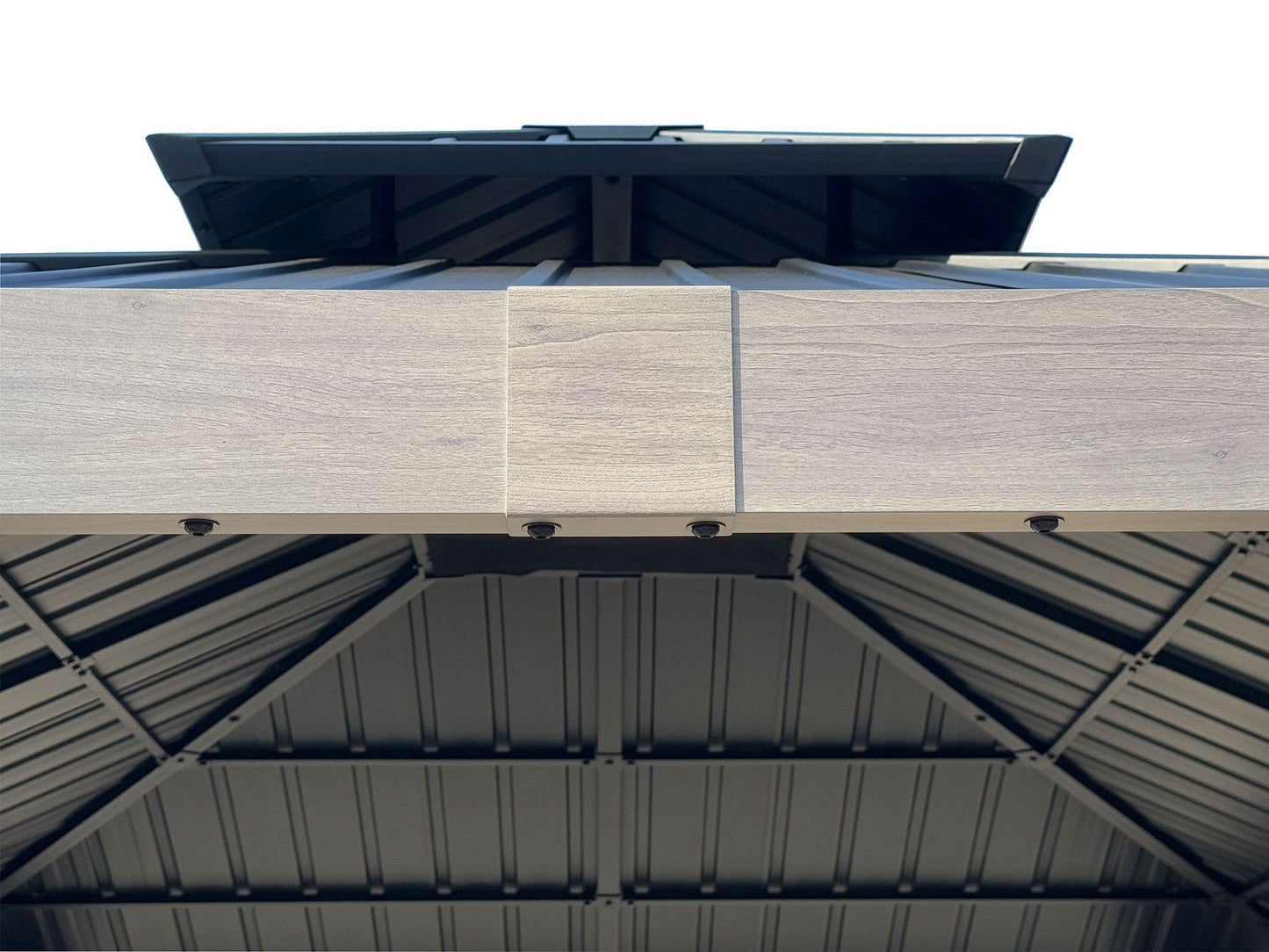 Gazebo Penguin Yosemite - 10 X 12 Ft. Light Grey Wood Finish