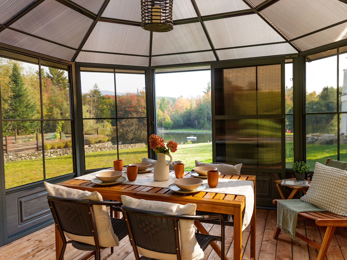 Florence - Solarium 12x12 Polycarbonate Roof41212-32