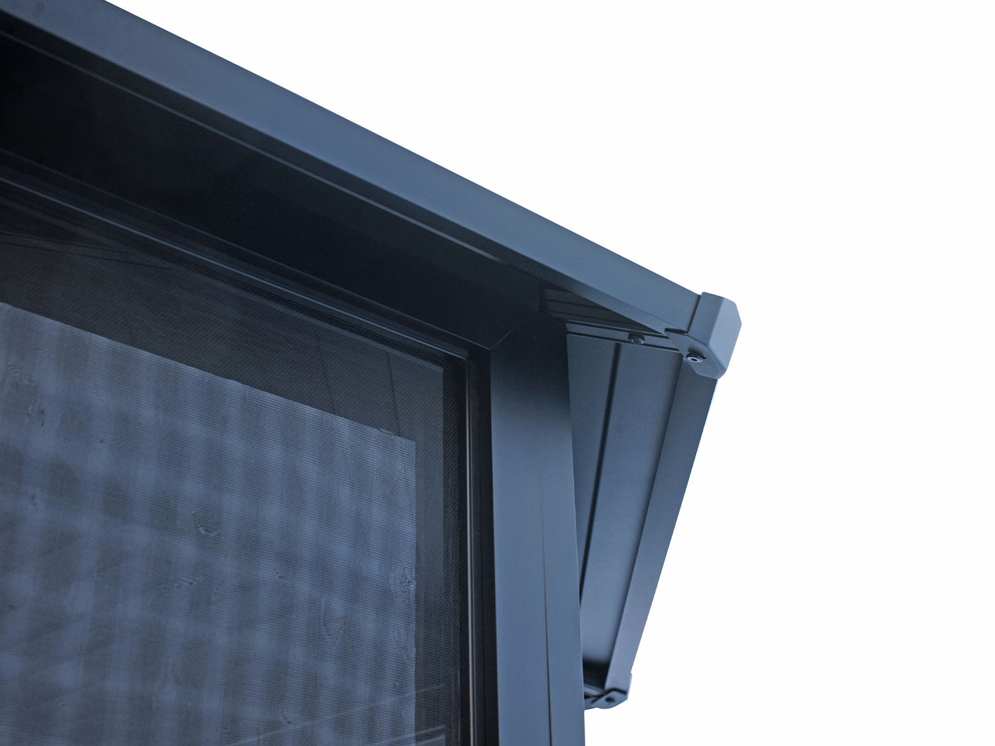 Gazebo Penguin Florence Solarium with Metal Roof 12 Ft. x 15 Ft. Black