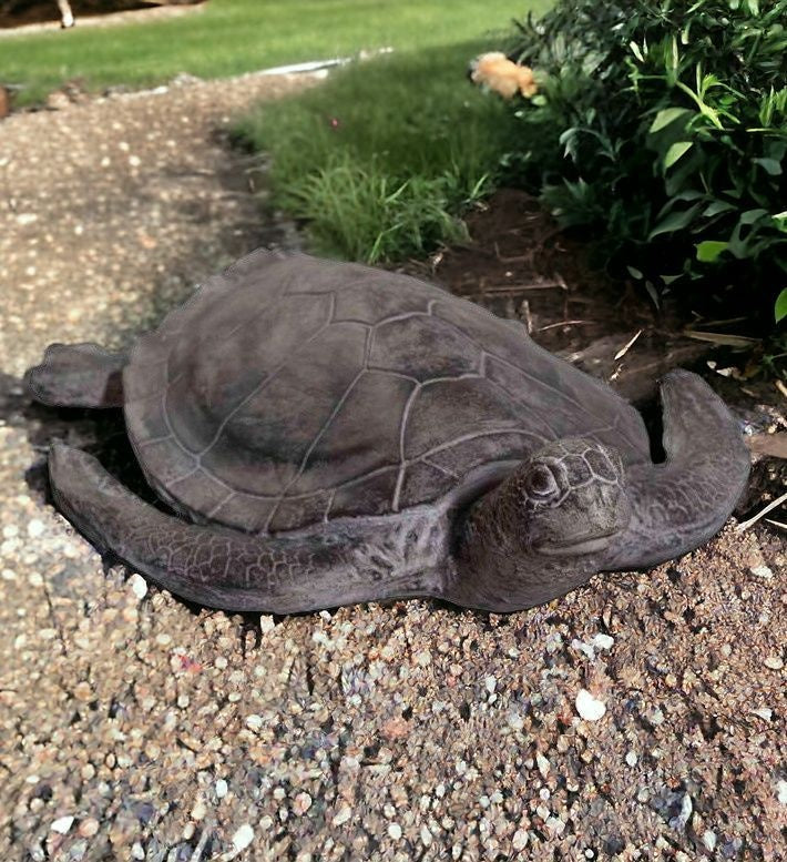Homeroots 7" Sea Turtle Indoor Outdoor Statue