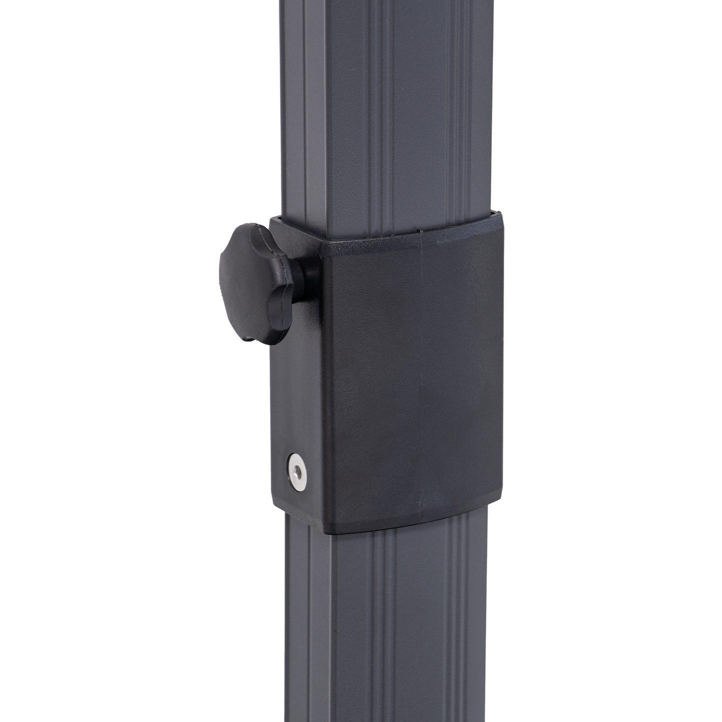 Homeroots Navy Cantilever Umbrella with Stand