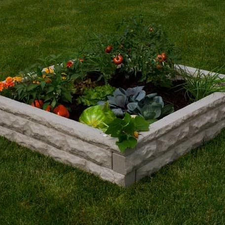 Garden Wizard Raised Bed Garden Sand Stone