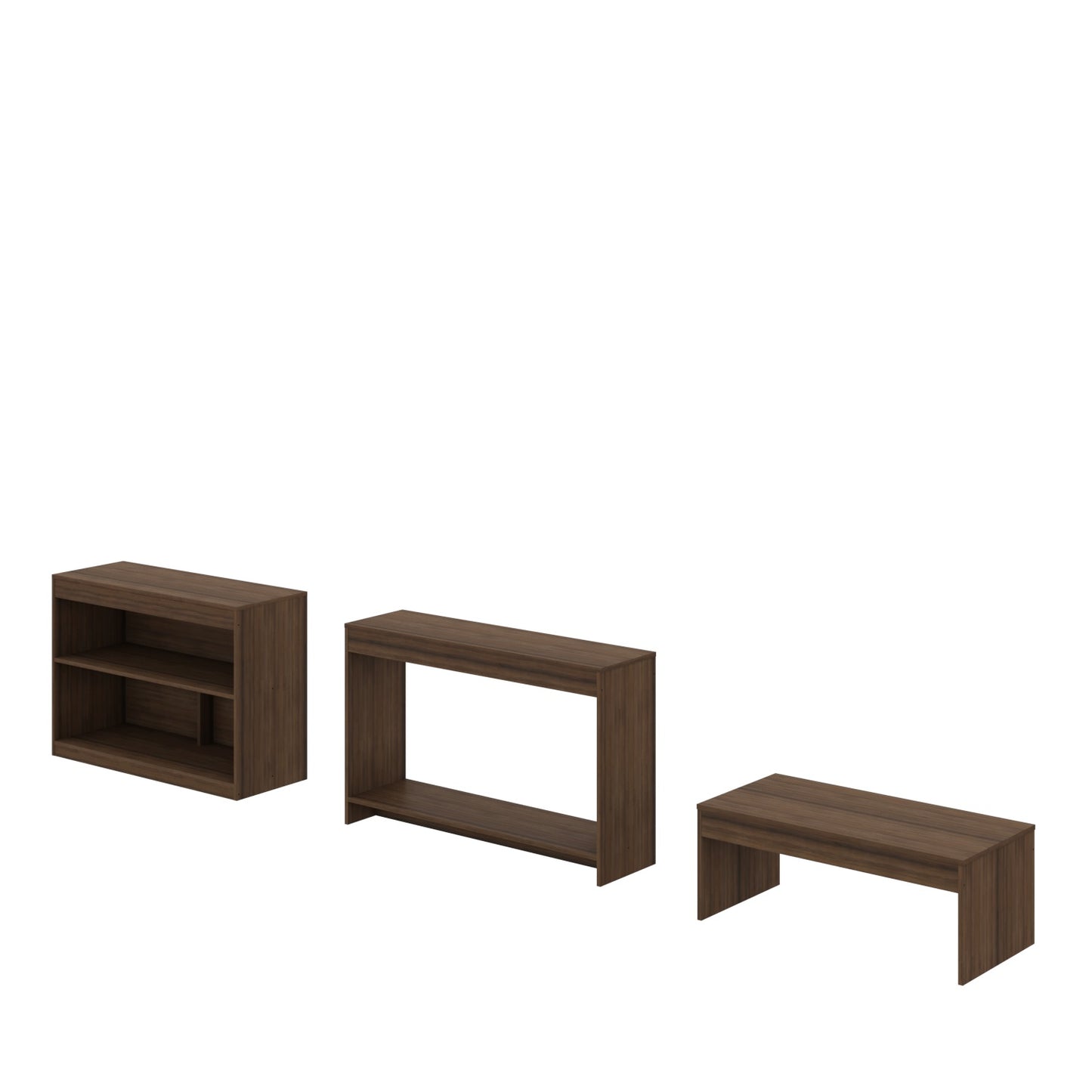 Homeroots 39" Cinnamon Solid Console Table