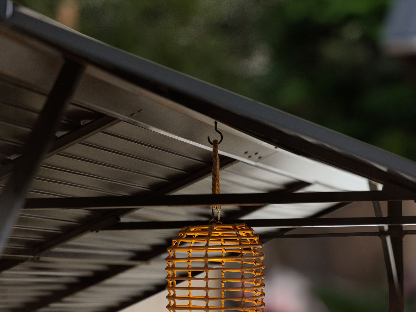 Gazebo Penguin Myrdal Solarium 11x10 Metal Roof in Black