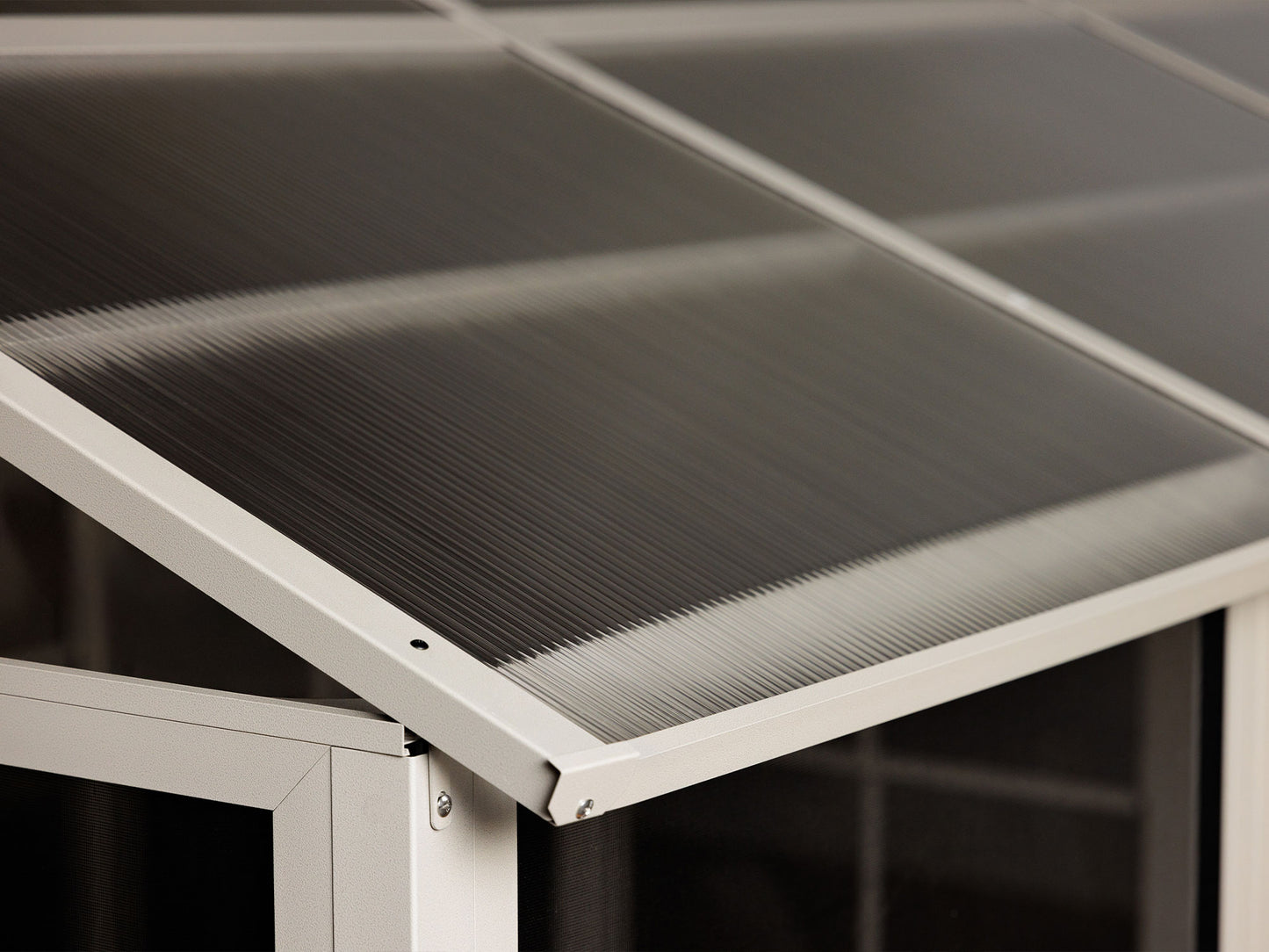 Gazebo Penguin Myrdal Solarium 11x14 Polycarbonate Roof in Beige