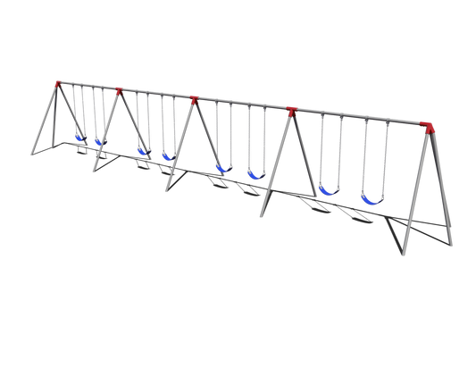 Bi-Pod Swing Set — 1 to 4 Bay | Belt Seats Included | Child Works by SRP