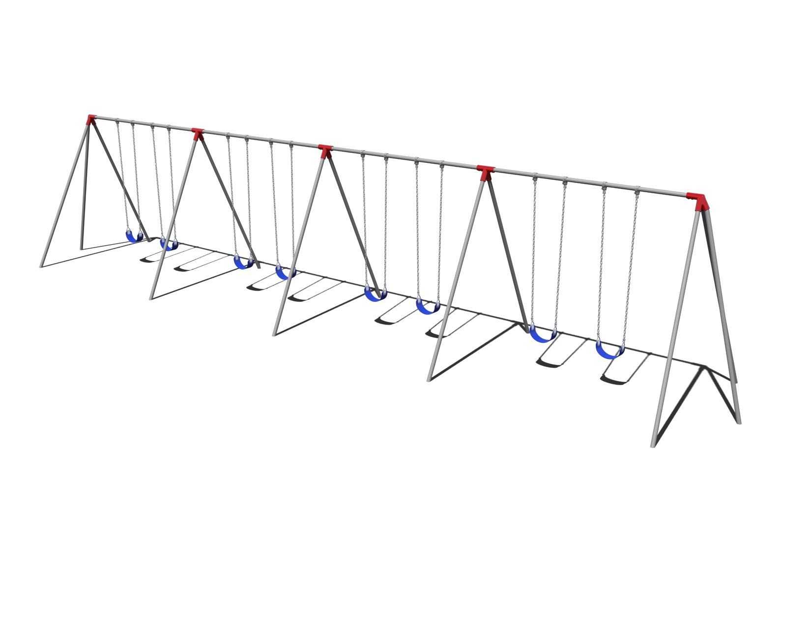 10ft Tri-Pod Swing Set — 1 to 4 Bay | Belt Seats Included | Child Works by SRP