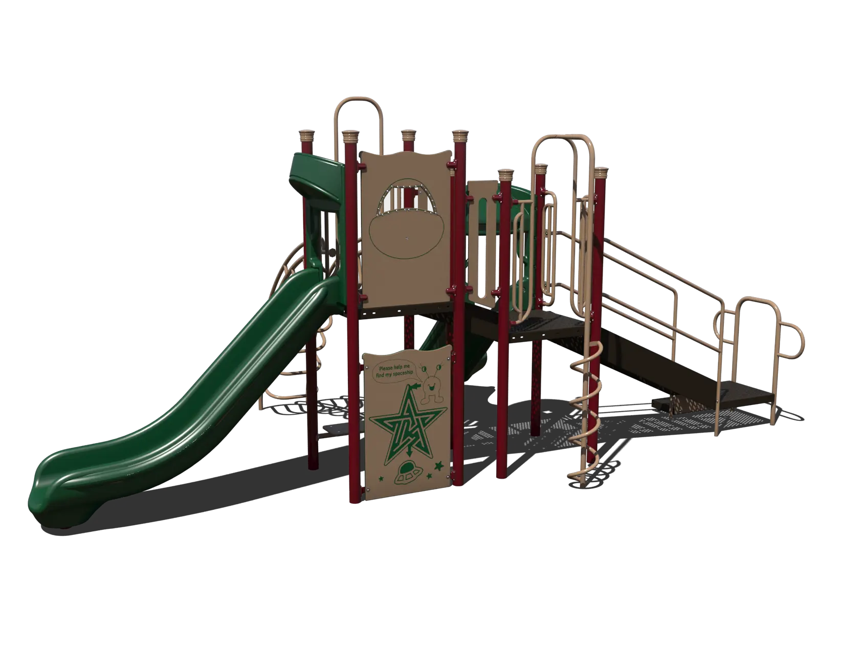 Child Works  Playground Structures, Age: 5-12, CW-0015-1