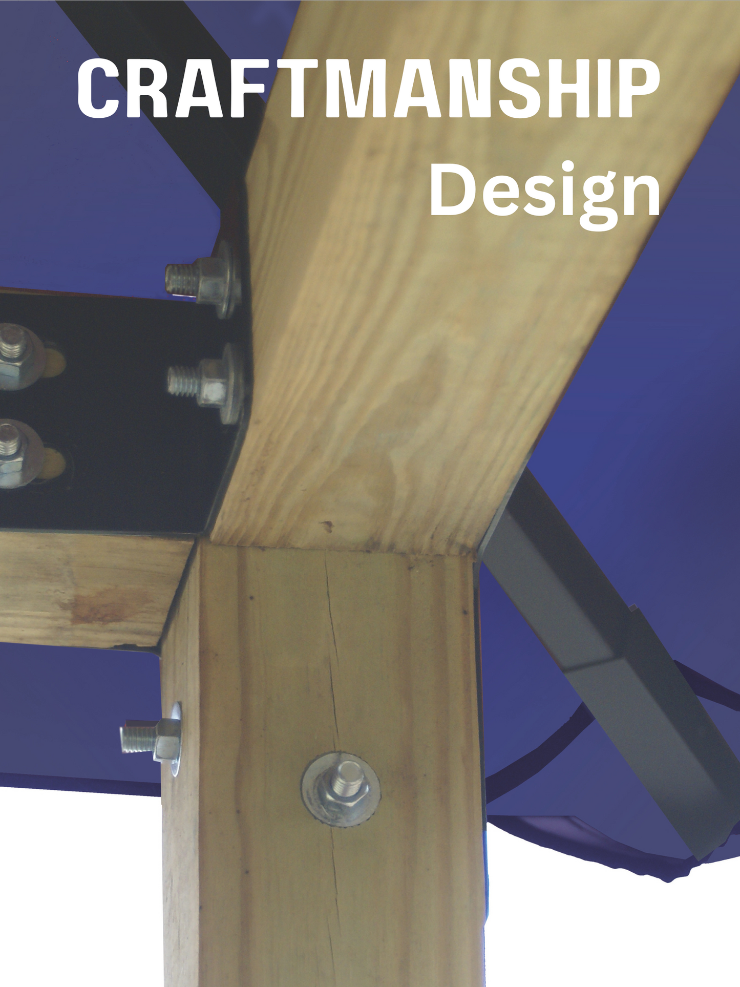 Acaia Modern Navy Blue Gazebo