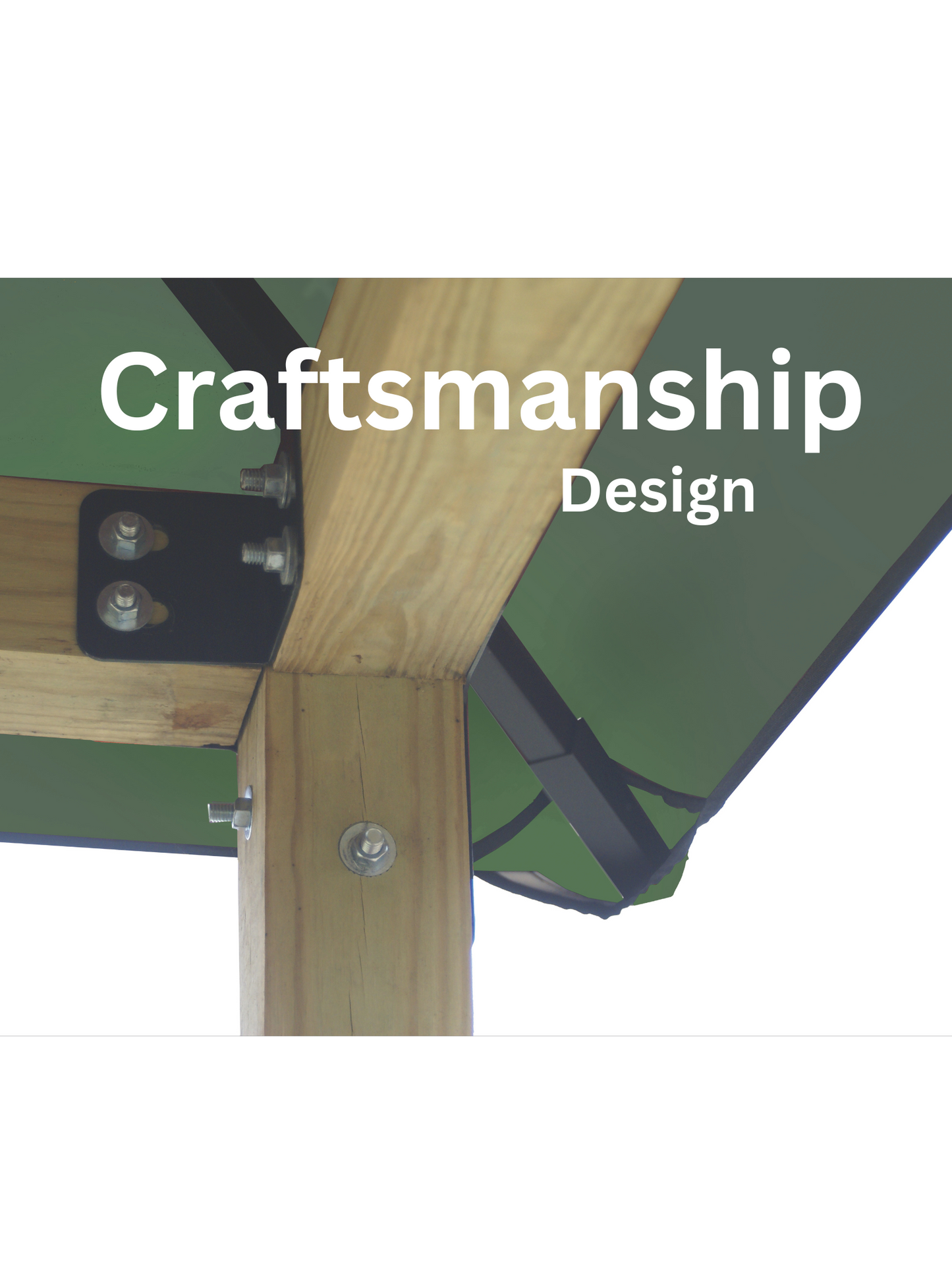 Acacia Modern Green Gazebo