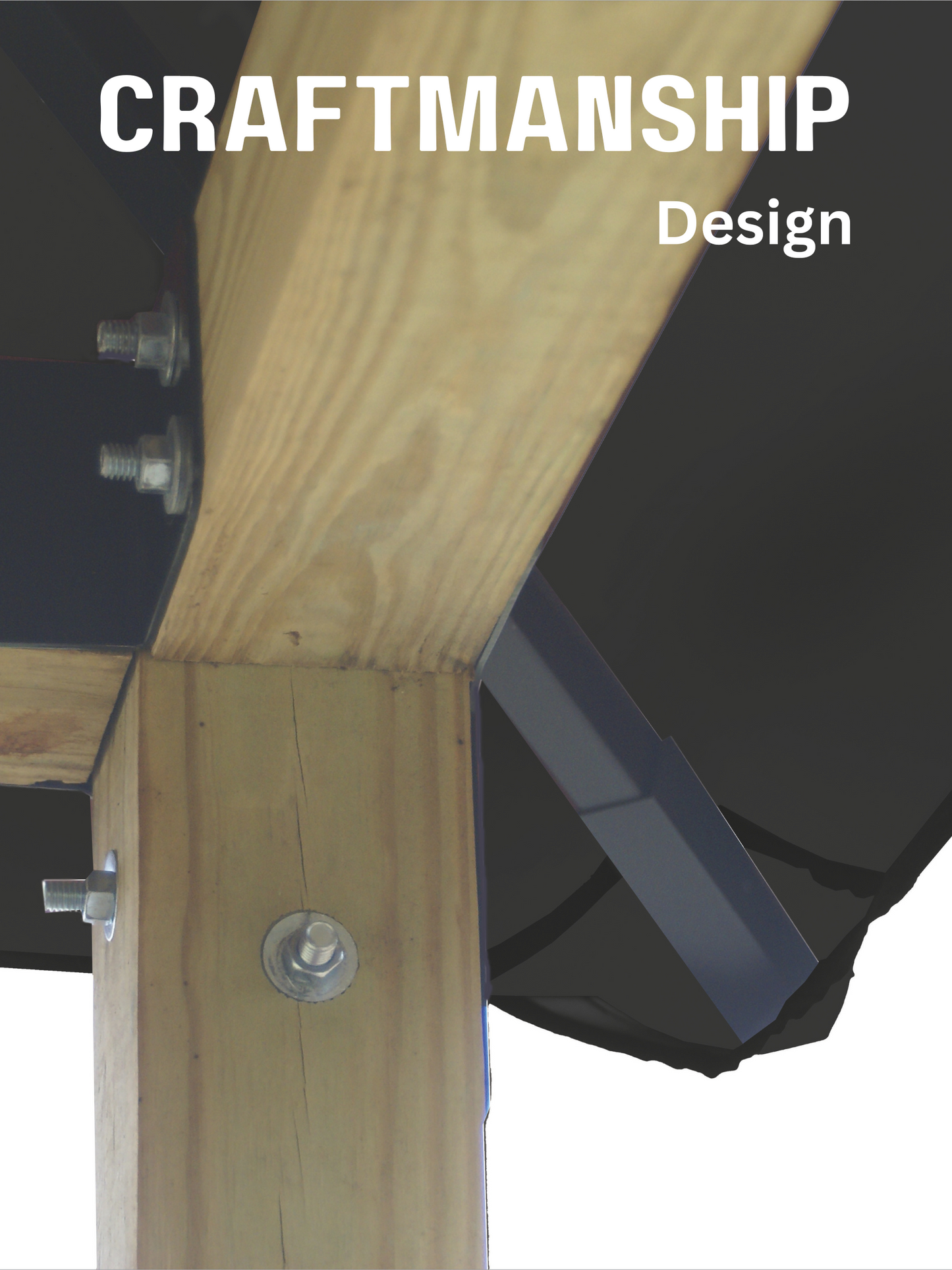 Acaia Modern Black Gazebo