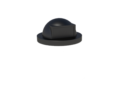 DOME32 BLACK Plastic Dome Top for 32 Gallon Receptacles