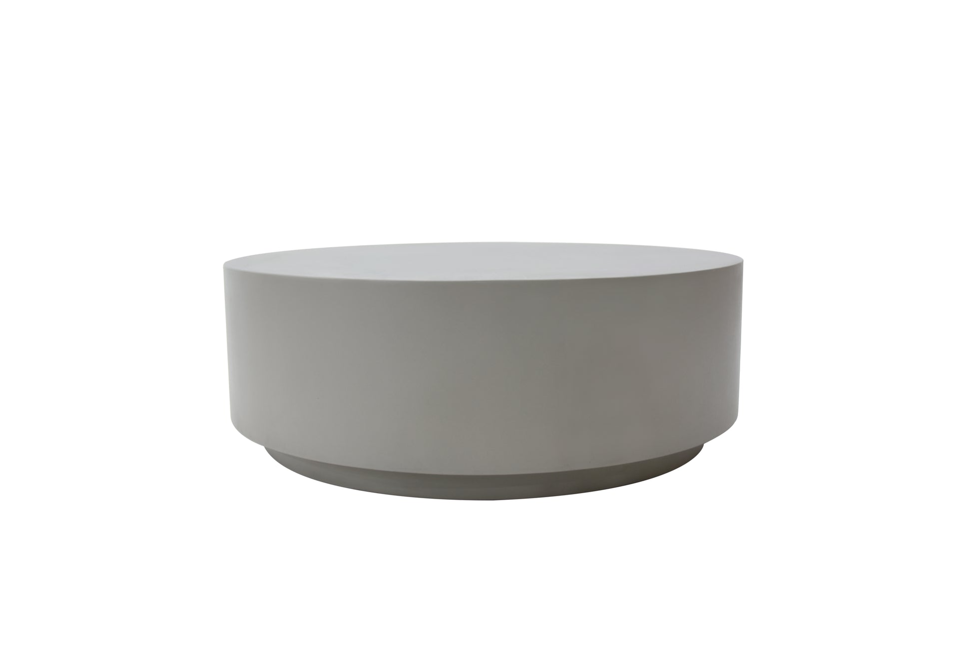 Rome Column Table – a round, handcrafted glass-fiber reinforced concrete (GFRC) table inspired by Roman architecture, featuring a smooth matte texture and timeless design. Perfect for indoor and outdoor use.
