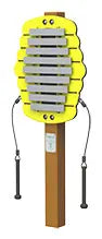 Harmony Hive In-Ground Mount | Outdoor Musical Play Equipment for Ages 2 to 12 | HIVE-IG-SRP