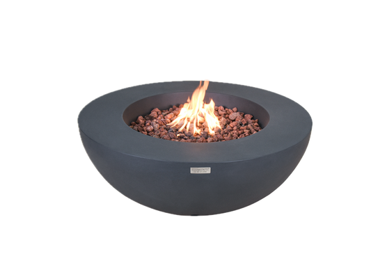 Lunar Bowl Fire Table Dark Grey