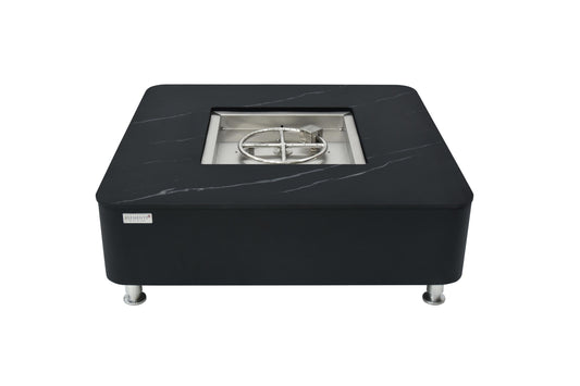 Copenhagen 42” Porcelain Top Fire Table - Bulgaria Black