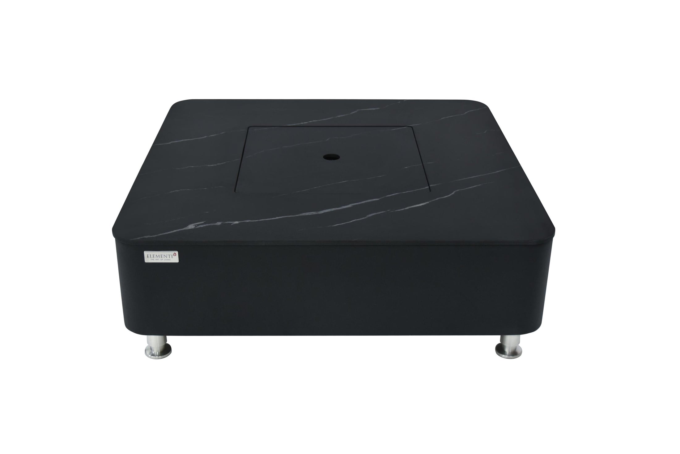 Copenhagen 42” Porcelain Top Fire Table - Bulgaria Black