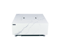 Load image into Gallery viewer, Bianco 40” Marble Porcelain Fire Table - Bianco White
