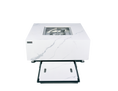 Load image into Gallery viewer, Bianco 40” Marble Porcelain Fire Table - Bianco White
