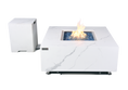 Load image into Gallery viewer, Bianco 40” Marble Porcelain Fire Table - Bianco White
