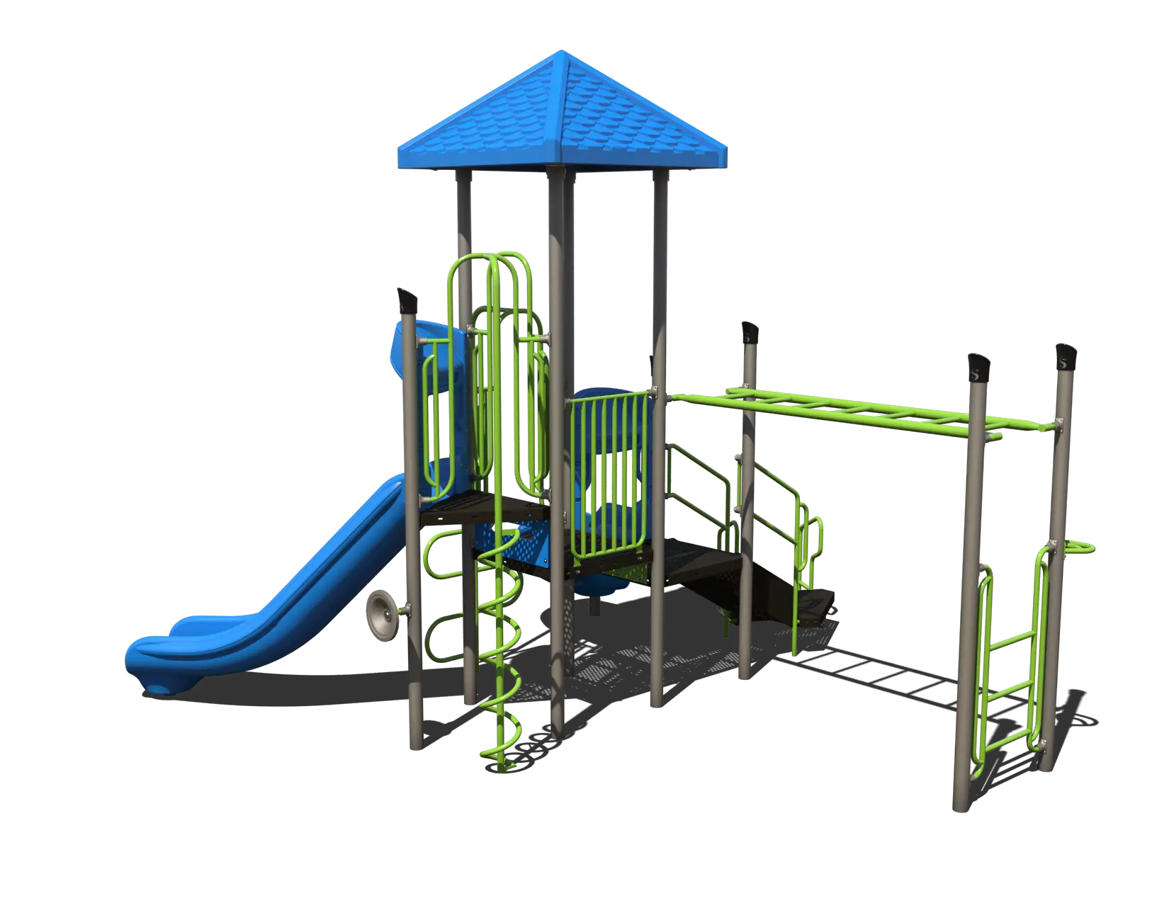 PS3-32207 QUICK SHIP - Child Works Playground Structures Age:  5-12, ADA