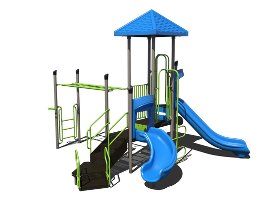 PS3-32207 QUICK SHIP - Child Works Playground Structures Age:  5-12, ADA