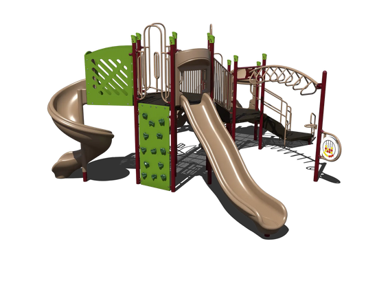 PS3-72338 QUICK SHIP - Child Works  Playground Structures, Age:  5-12, ADA