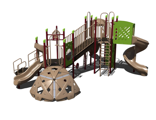 PS3-72338 QUICK SHIP - Child Works  Playground Structures, Age:  5-12, ADA