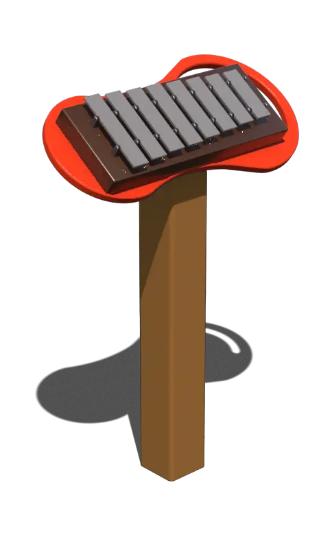 Glockenspiel In-Ground | Outdoor Musical Play Equipment for Ages 2 to 12 | RECF0054XX