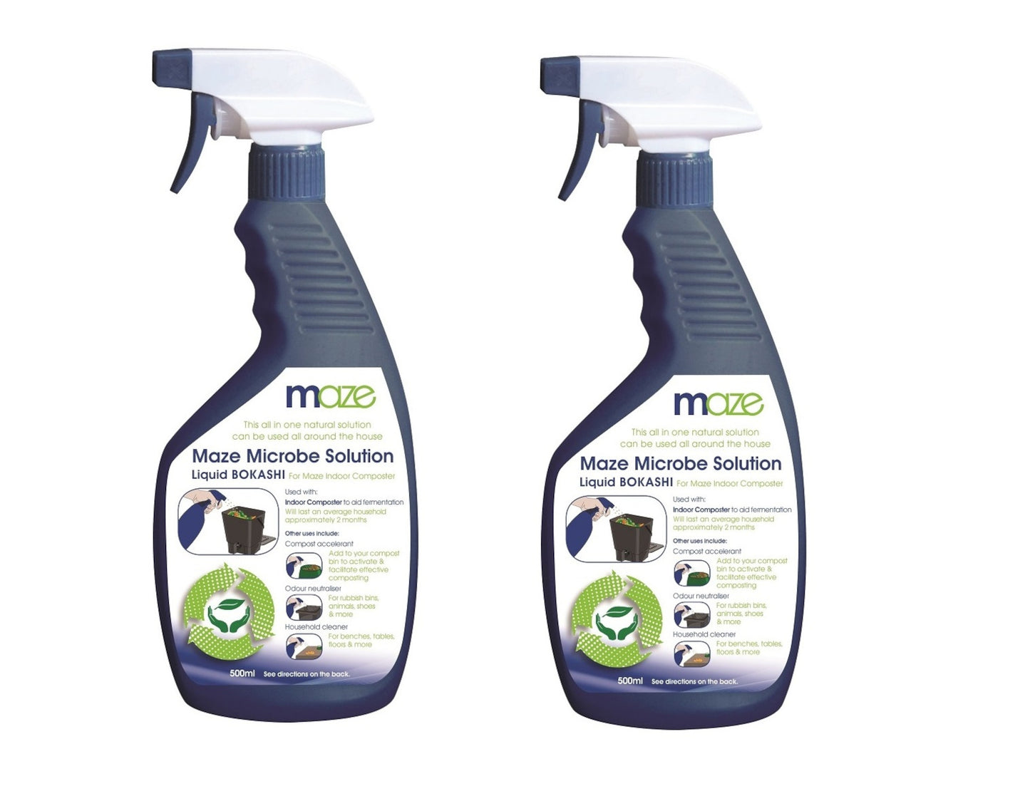 Maze 2 Pack Liquid Bokashi Bottles