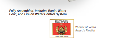 Fire On Water with copper 360° scupper - LP