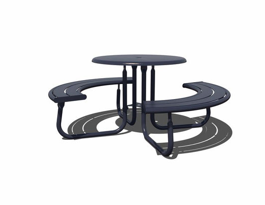 TS36AC  36" Acadia Round Portable Table with Solid Top