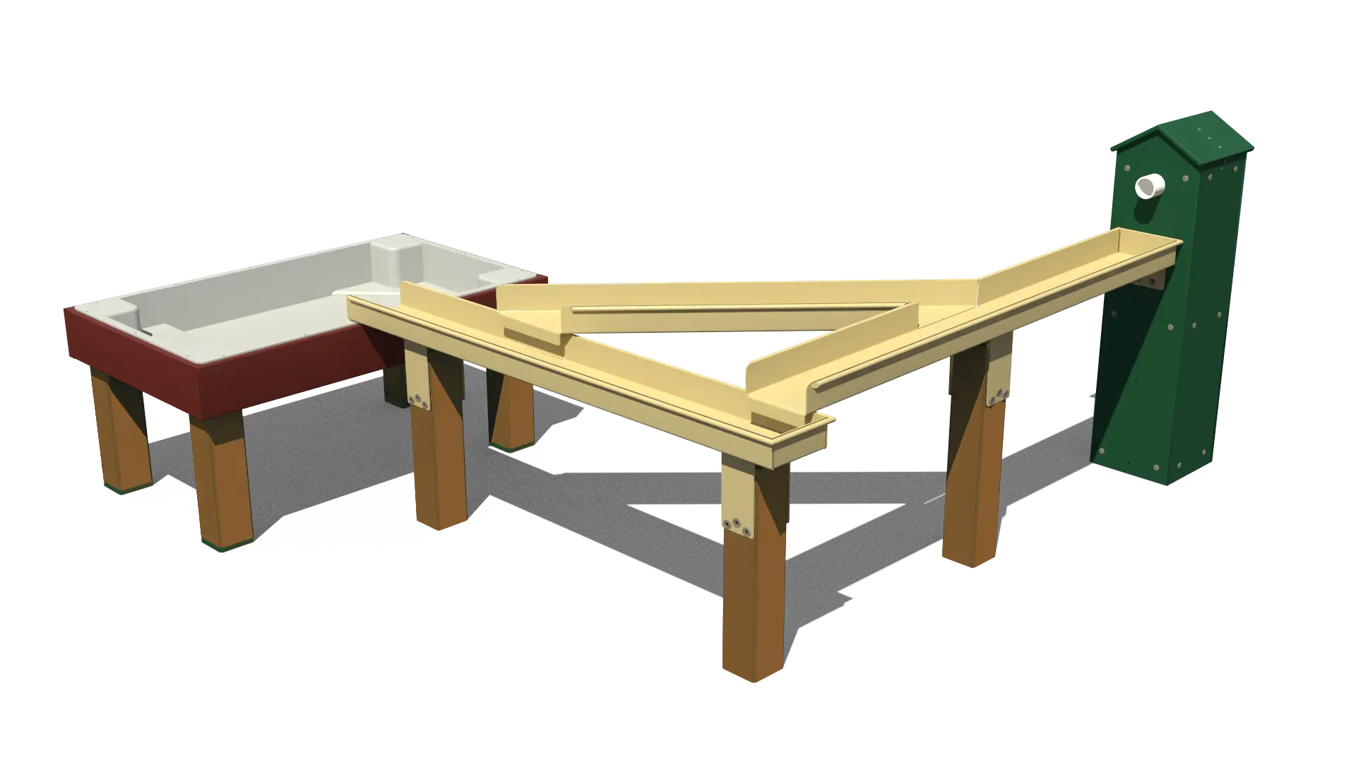 Tri-Directional Water Trough System - Right