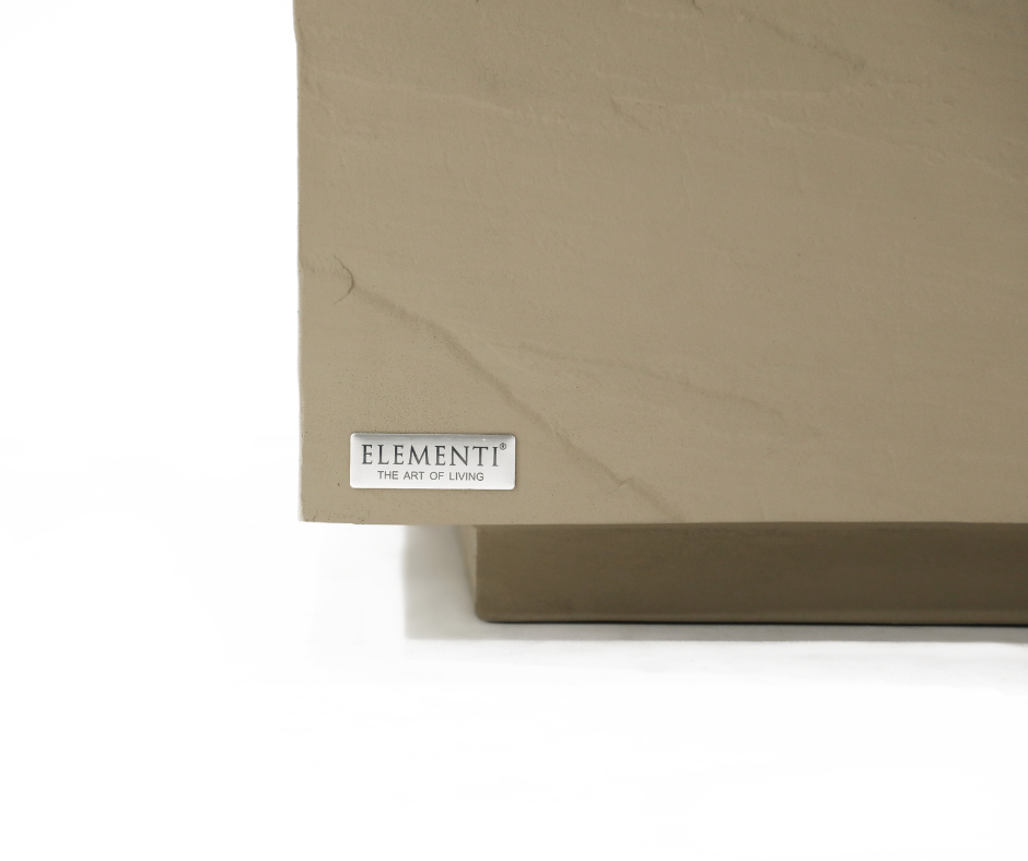 Colorad 40" Square Concrete Coffee Table-Large SUNLIGHT YELLOW by Elementi Home