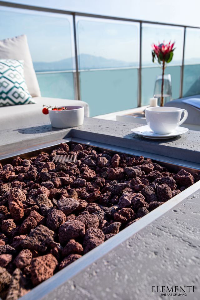 Manhattan Fire Table - Light Grey