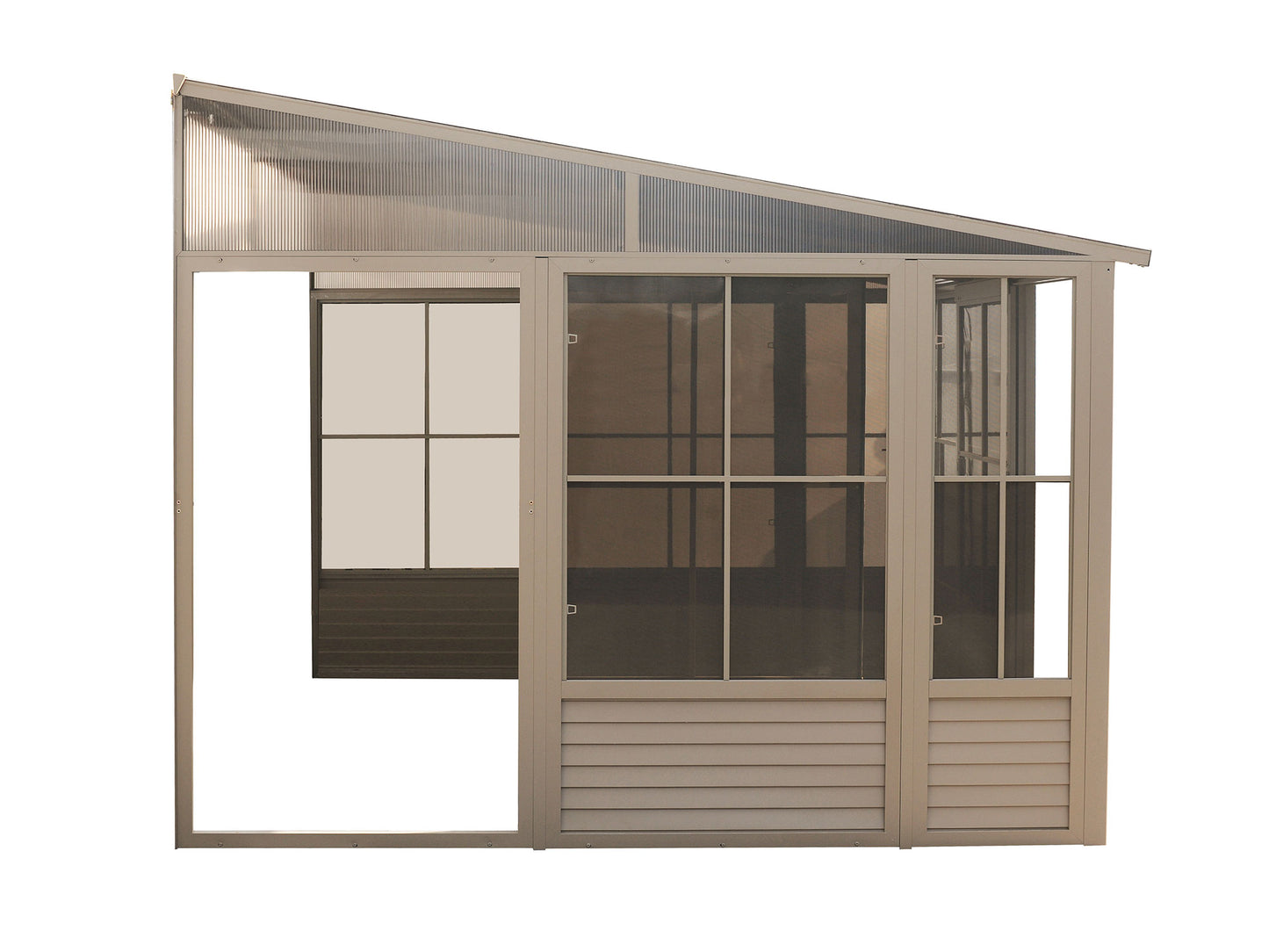 Florence Add-A-Room with Metal Roof 8 Ft. x 12 Ft. in SandW1207MR-12