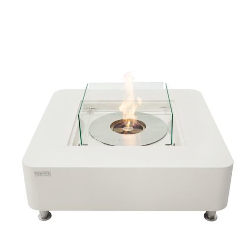 Perth Ethanol Fire Table Cream White