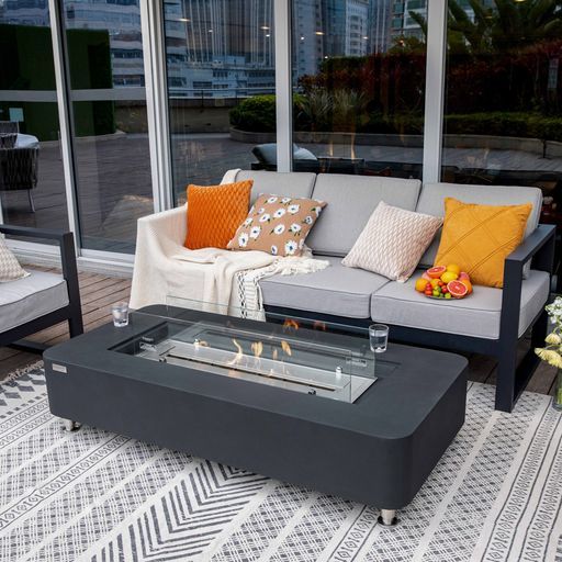 Sydney Fire Table in Slate Black by Elementi Fire